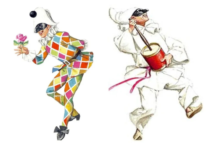Différences entre arlequin et polichinelle : une exploration des personnages de la commedia dell&rsquo;arte